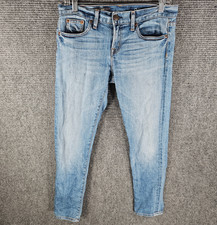 J.Crew Toothpick Skinny Ankle Jeans Size 28 Womens Blue Made in USA