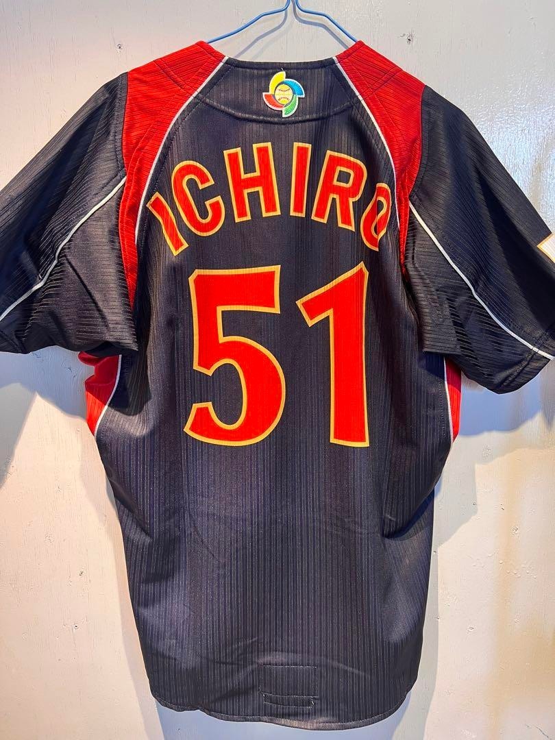 2009 Japan WBC Authentic Mizuno Pro Jersey Ichiro Suzuki #51 [Size