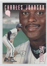 1996 Leaf Studio Silver Press Proof /100 Charles Johnson #51 0q3