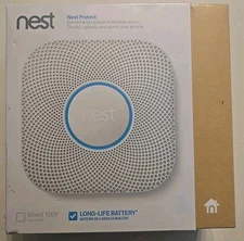 Google Nest Protect Smoke and Carbon Monoxide Alarm 2nd Gen - S3000BWES 2017