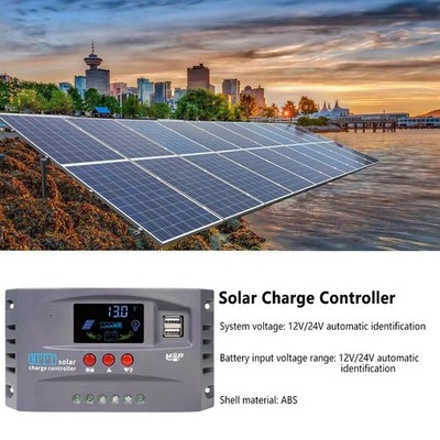 Hocheffizienter 30A MPPT Controller 12V 24V mit benutzerfreundlichem Display
