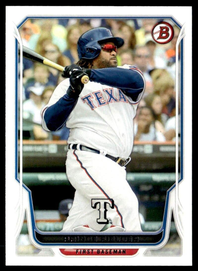 Prince Fielder Texas Rangers 2014 Bowman #136