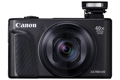 CANON PowerShot SX740 HS Lite Kompaktkamera - SCHWARZ - 40fach opt. Zoom - Neu ✅