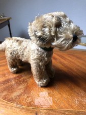 Steiff  Hund Dackel Raudi - 60er mit Knopf im Ohr und Halsband-Vintage