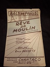 Partition Rêve de Moulin Emile Decotty Sheet Music
