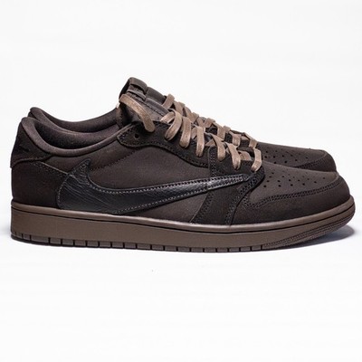 Nike Air Jordan 1 x Travis Scott Velvet Brown and Dark Mocha 44 EUR