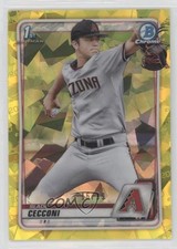 2020 Bowman Chrome Draft Sapphire Edition Yellow 16/99 Slade Cecconi #BD-85 1b8