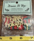 Dress it Up Christmas Surprise Flatback Scrapbooking Embellishments