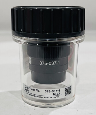 Mitutoyo ML Finite Brightfield 3x Objective Lens 375-037-1 | eBay