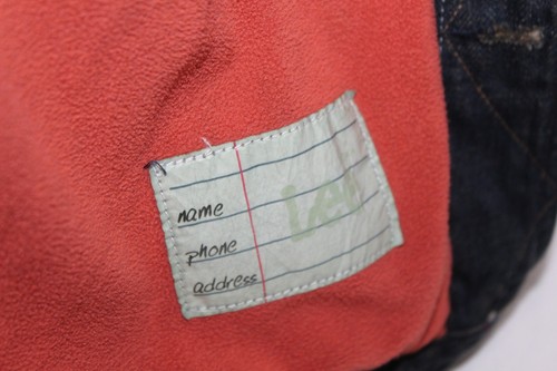 Vintage Authentic Lee Outerwear Dark Blue Denim Jean Jacket Levi Boy's XL 18/20 - Picture 7 of 8