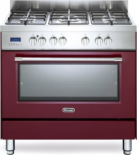 Cucina a Gas 5 Fuochi De Longhi Forno Elettrico Ventilato 90x60 cm PRO 96  MR | eBay