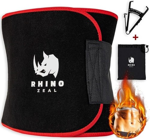 RHINO ZEAL Bauchweggürtel Schwitzgürtel Fitnessgürtel zur Fettverbrennung - Bild 2 von 4