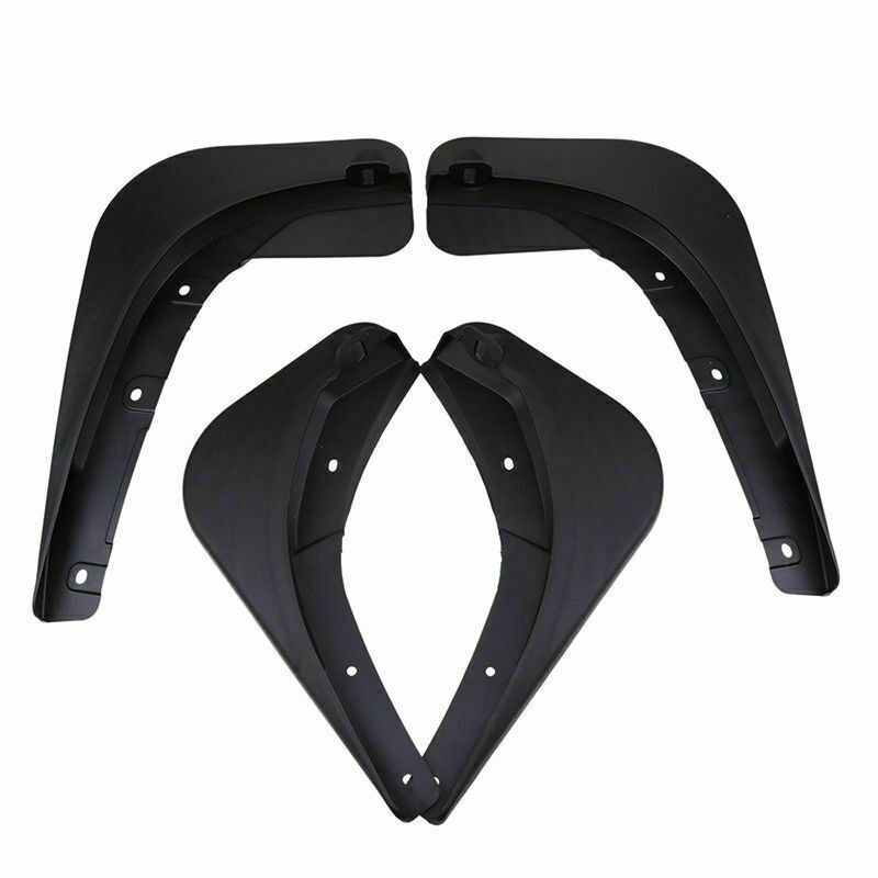 Set Of 4 Mud Flaps For 2019-2020 Acura RDX Base | Front & Rear Splash Guards | Black PP+TPO
