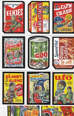 MARS ATTACKS OCCUPATION 11 CARD PROMO SET WACKY PACKAGES + GARBAGE PAIL KIDS 