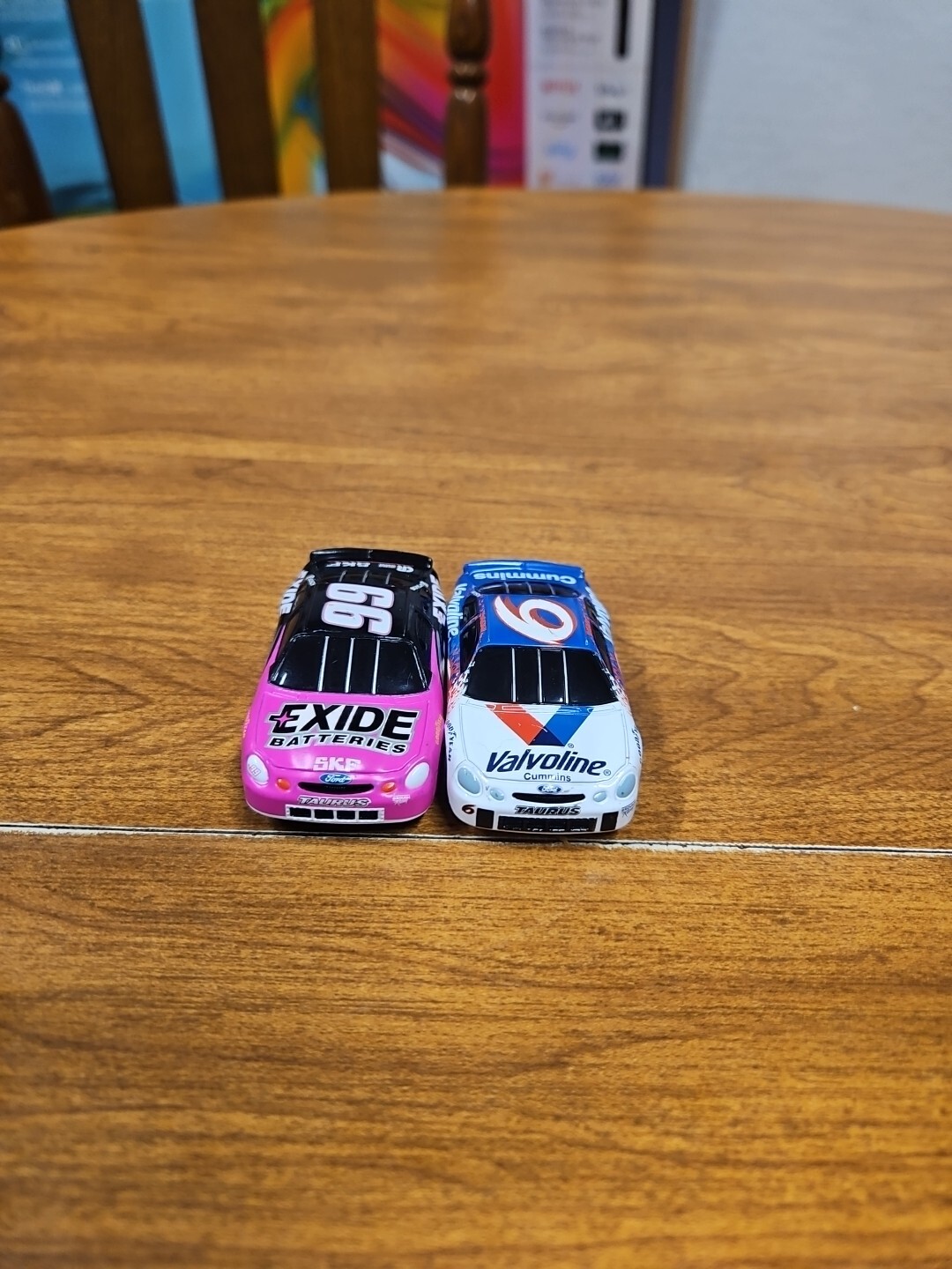 2 car lot LIFELIKE slot cars DODGE CHARGER NASCAR STOCK CARS w/ Running