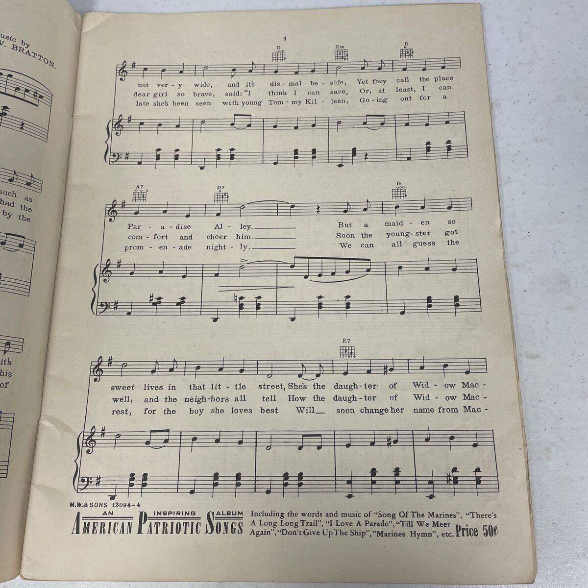 American Old Time Song Lyrics - Traditional Music Library