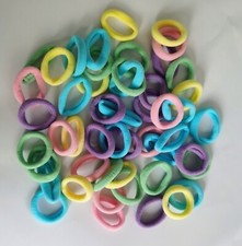 100pcs/lot children's Hair Scrunchies Headwear Elastic Hair Tie Rope Ring