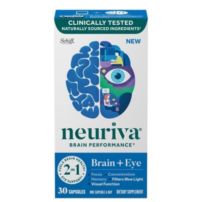 Schiff Neuriva Brain Performance Brain + Eye Capsules 30 EA