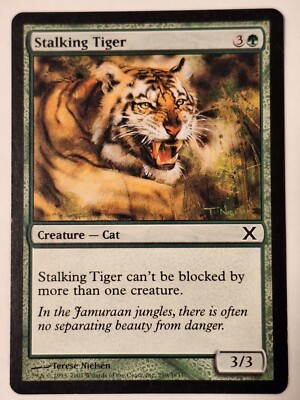 Stalking Tiger - 10th Edition Core Set - Magic the Gathering MTG Nice!