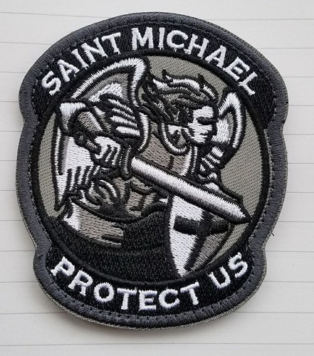PARCHE DE BUCLE DE GANCHO DEL EJÉRCITO MODERNO SAINT ST. MICHAEL PROTECT US 3D EE. UU. *02 - Imagen 3 de 7