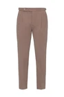 New $749 Stile Latino -Vincenzo Attolini trousers EU 54 US 44 cotton brown