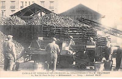 92-SAN60145-BILLANCOURT Job Screening And Stone Removal Of Coals From Workshops