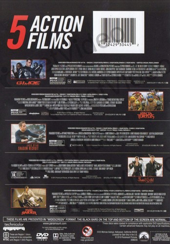 5 películas de acción (G.I.Joe / TMNT / Shadow Recruit / Witch Hunters / Tomb Raider) D - Imagen 2 de 3