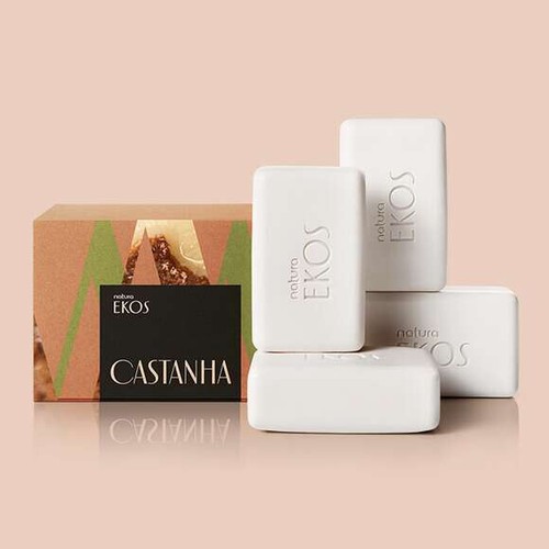 Natura - Ekos Castanha - Sabonete em Barra Puro Cremoso (4 x 100Gr) - (4x 3.5Oz) - 第 4/5 張圖片