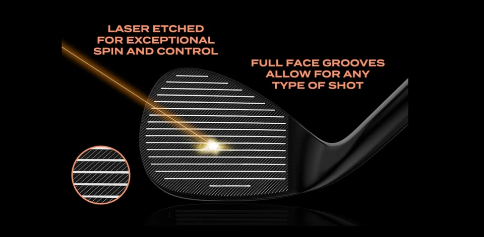 Orlimar Spin Tech Full Face Wedge w/ Steel Shaft-Options: 52*/56*/60*/64*- RH/LH - Image 3 of 4