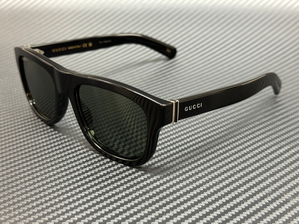 GUCCI GG1509S 001 Black Grey Men's 54 mm Large Sunglasses | eBay