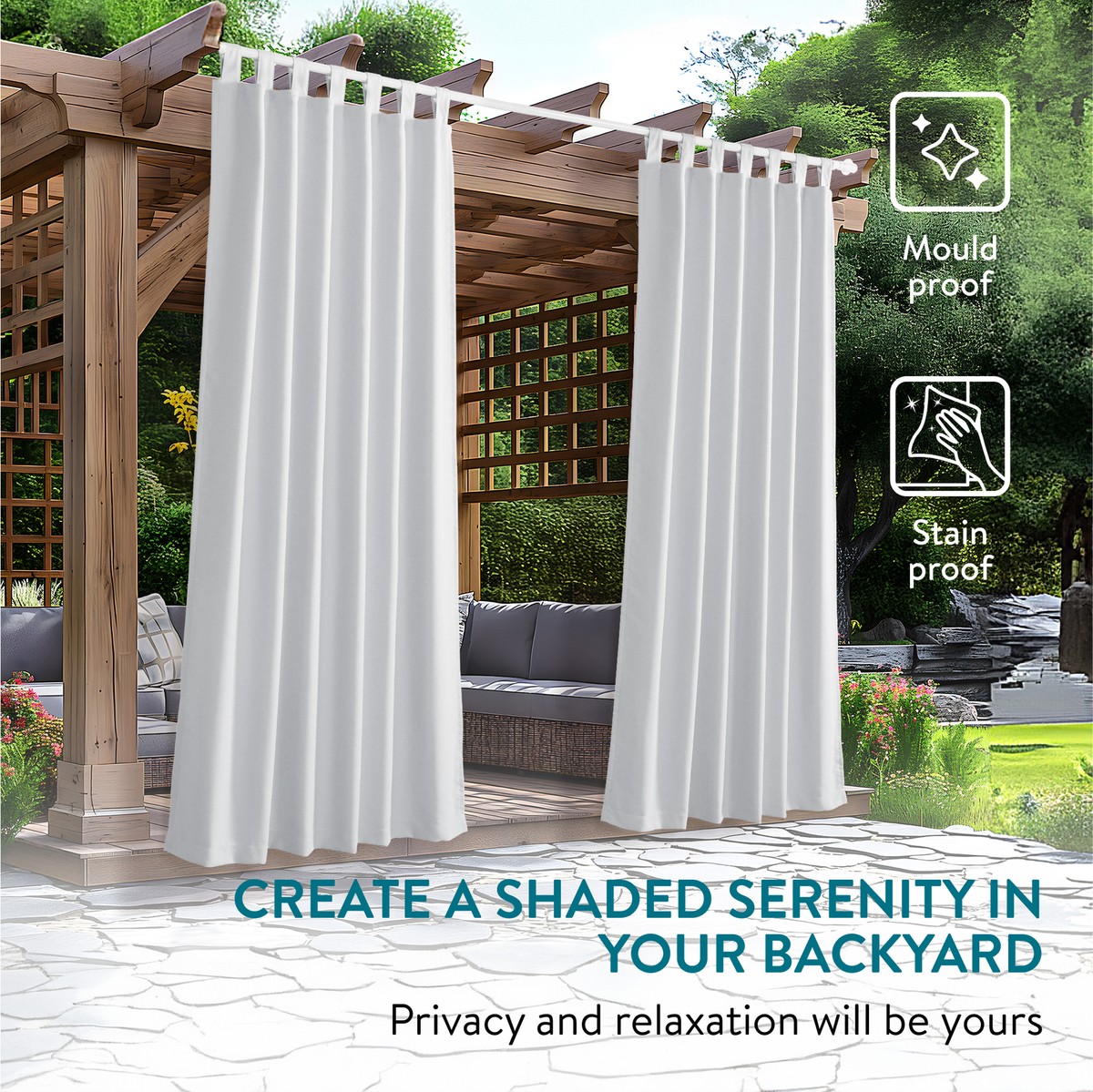 Tende Gazebo Bianche Semitrasparenti Tende Da Sole Per Esterno