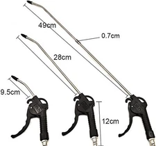 3PCS AIR COMPRESSOR BLOW GUN SET (95mm 280mm 490mm) NYLON CONSTRUCTION