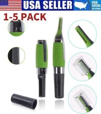 Hot Men Nose Ear Face Neck Eyebrow Hair Mustache Beard Trimmer Shaver Clipper 