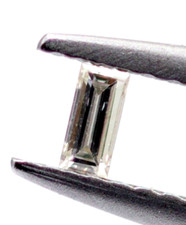 Loose Certified 0.023 Ct Natural G/VVS Grade Straight Baguette Cut Small Diamond