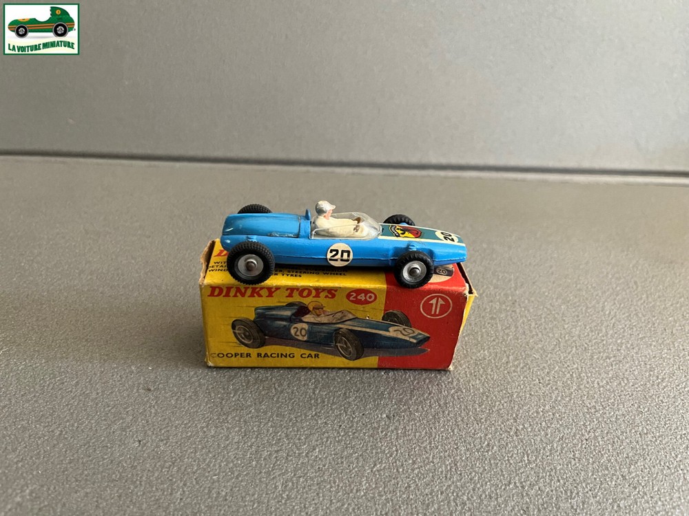 Antique Miniature Copper Racing Car Dinky Toys 240 England