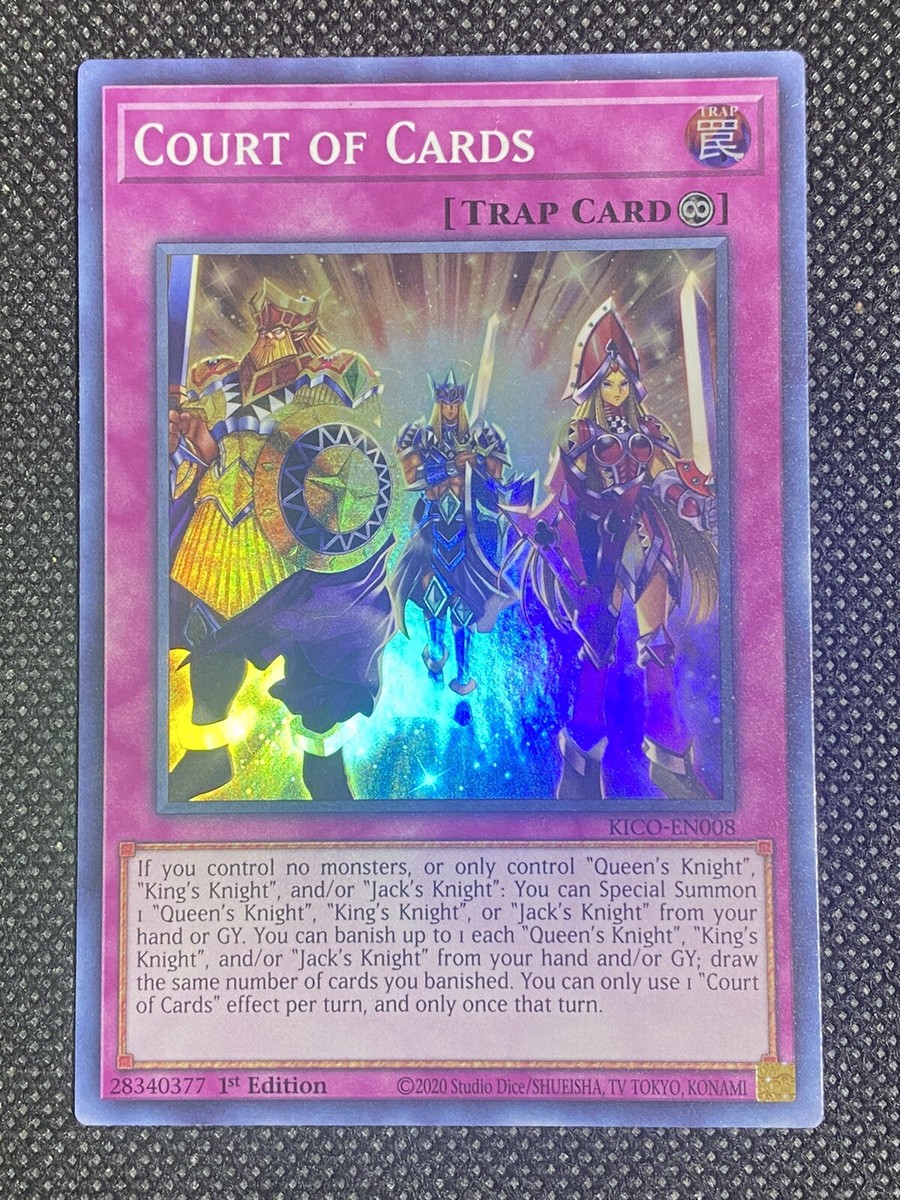 YuGiOh! - Court Of Cards KICO-EN008 Super Rare 1st Edition Lightly Played | eBay YuGiOh! - Court Of Cards KICO-EN008 Super Rare 1st Edition Lightly Played | eBay