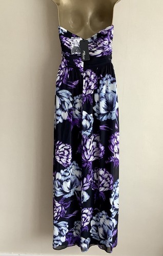 New Jane NORMAN Maxi Dress Evening/ Prom Size 10. BNWTS Rrp £70: - Picture 8 of 13