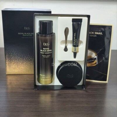 Dr.G Royal Black Snail Set Essence 165ml+Cream 50ml+Eye Cream 10ml+Mask Pack 1ea