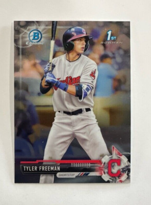 TYLER FREEMAN - Indians - 2017 Bowman Chrome Draft #BDC-42   FS  QTY