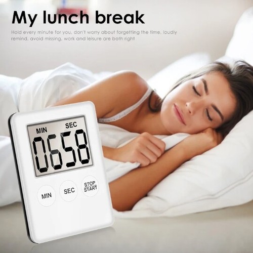 LCD Digital Large Kitchen Cooking Timer Count-Down Up Clock Alarm Magnetic - Picture 14 of 20
