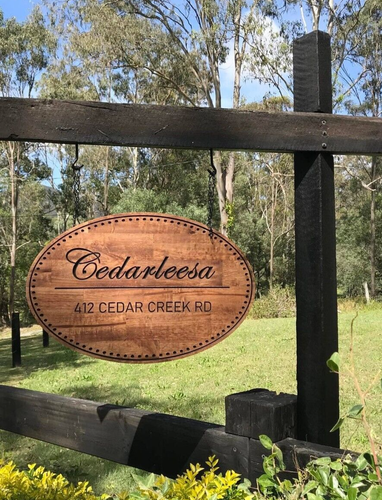 Rustic Timber Hanging Property Sign 45cm (Hand Crafted) /house/country/custom - Picture 3 of 7