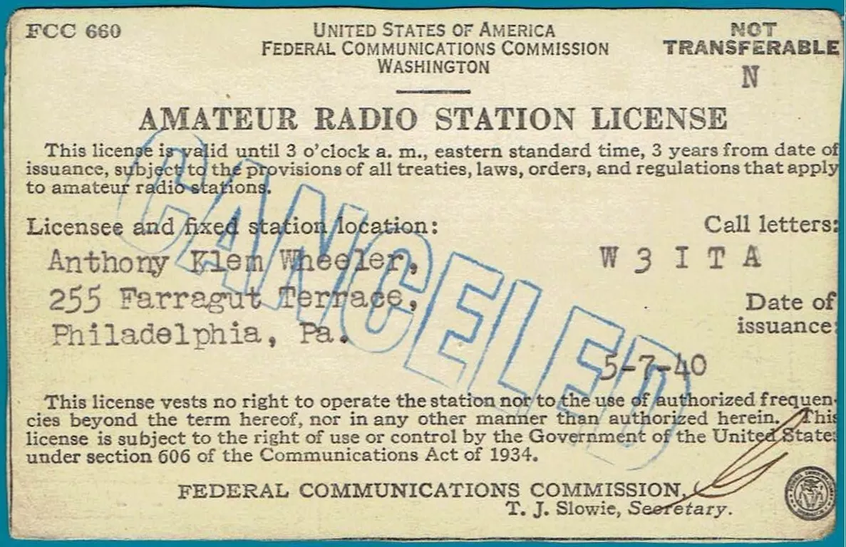 fcc amateur license cancellation