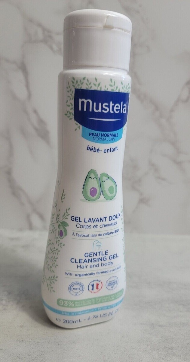 Mustela Gentle Cleansing Gel Baby Body Wash and Shampoo fl