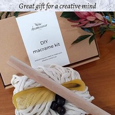 Macram  Feather DIY Craft Kit   Make Your Own Boho Style Home D cor Wall Hanging