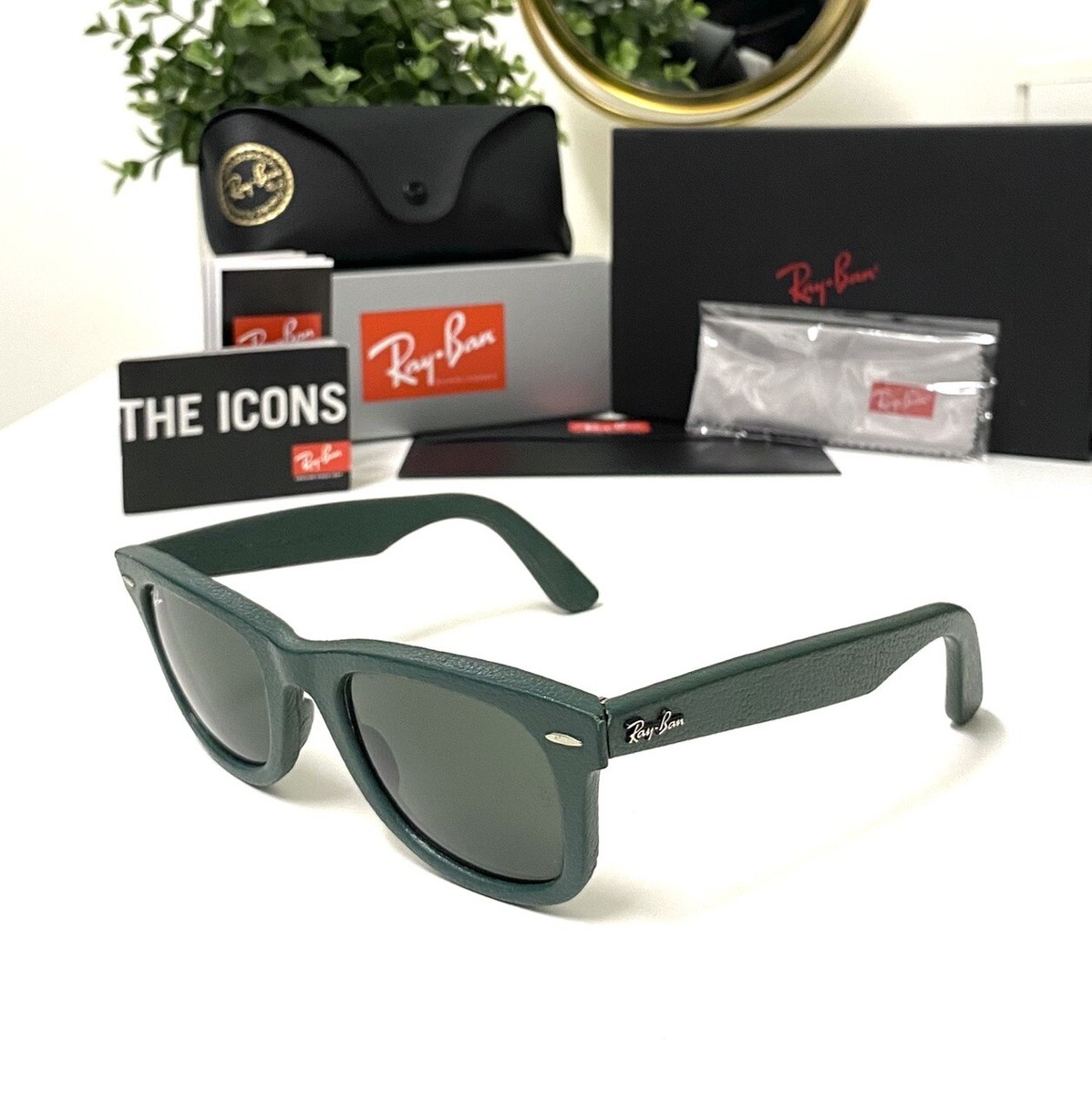 Original Wayfarer Ray Ban Wayfarer Leather Genuine Ray-Ban