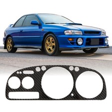 Jdm Real Carbon Fiber Gauge Cluster Bezel For 1999-2001 Subaru Impreza Gc8 Gf8