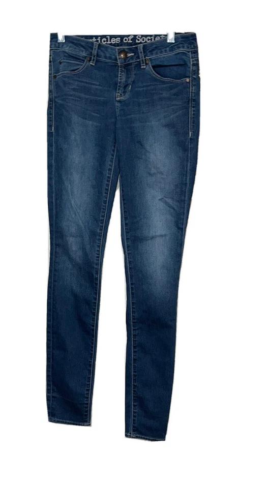 Articles of Society Mya Skinny Jeans Size 24 Vintage Wash  - Image 2 of 4