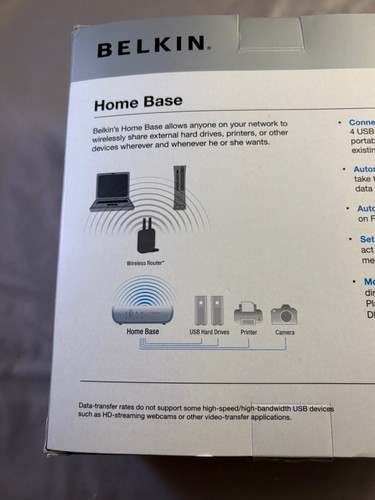Belkin Home Base Print Server Wireless 4 Devices - Picture 6 of 11