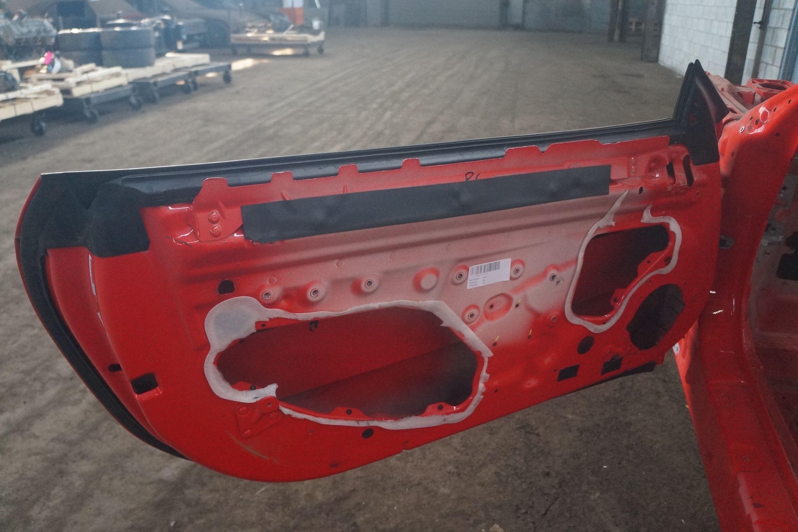 Front Left Driver Door Shell Red (323) OEM Ferrari California 2010 LH *Scratch