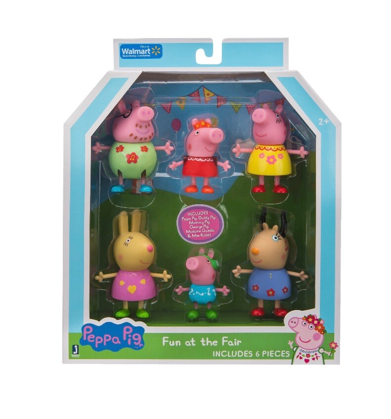 PEPPA PIG Fun at the Fair 6- Pcs Set Exclusive Edition Gazelle